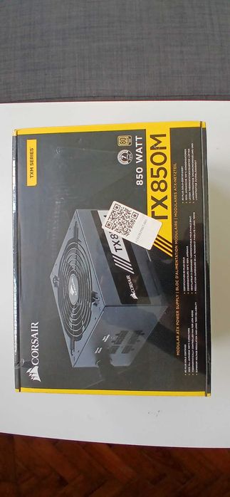 Fonte de alimentação Modular Corsair TX850M - Gold Plus - 850W - NOVA