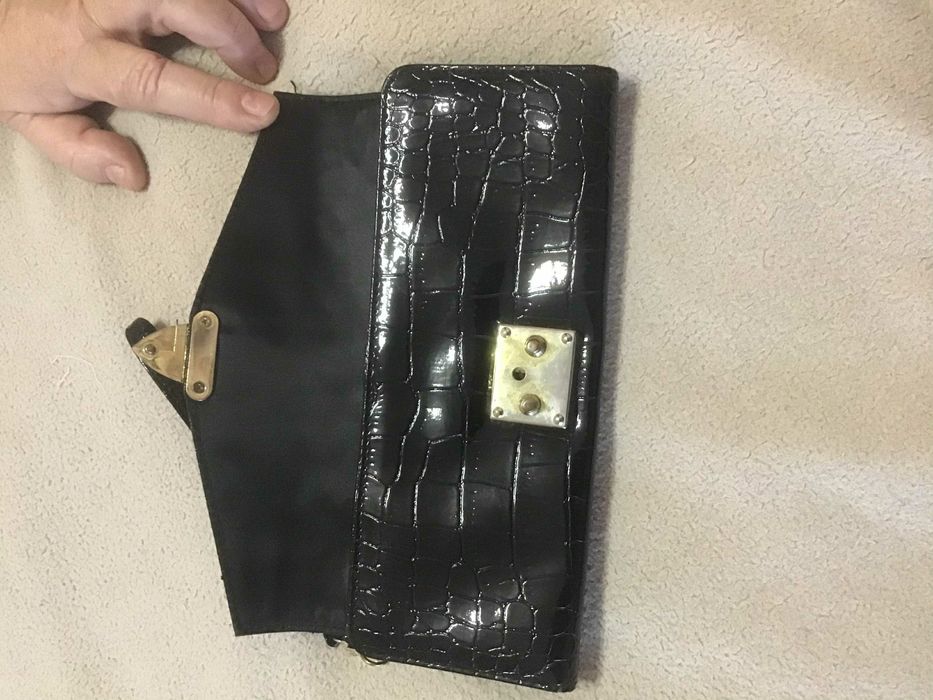 Кошелек  клатч черный