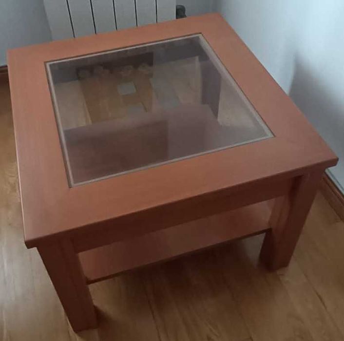 Mesa de centro quadrada - Sala de estar