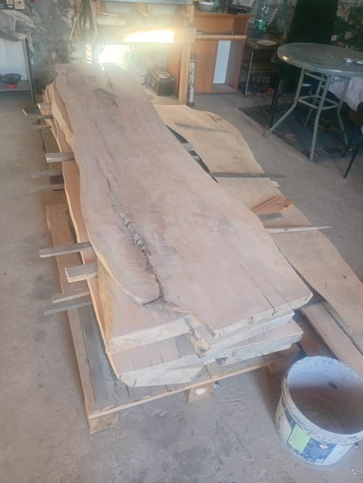 Monolity  na stoły z żywicy 240cm 65cm 6.5cm