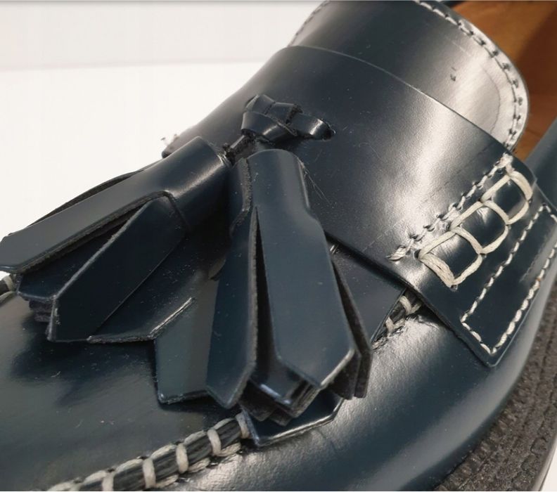 Buty półbuty mokasyny skóra naturalna zara