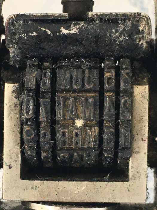 Carimbos datadores antigos