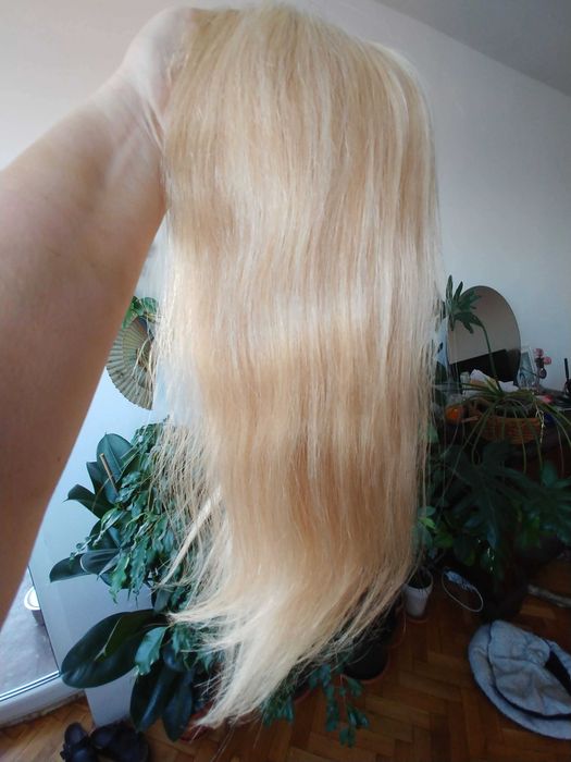 peruka naturalna z włosów ludzkich