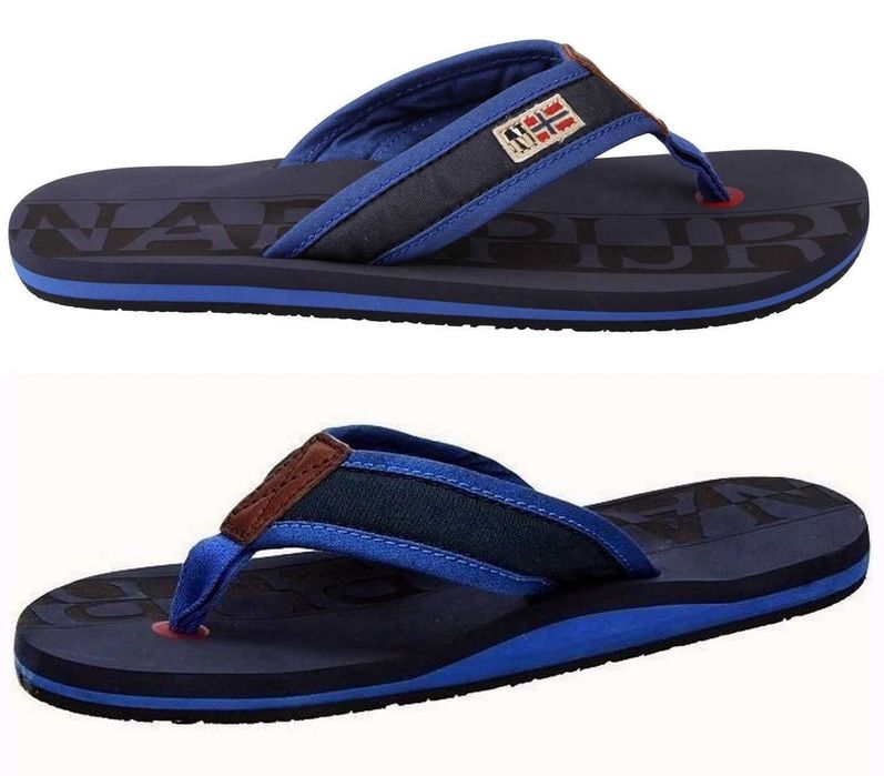 Nowe japonki klapki męskie Napapijri 44 Navy Blue