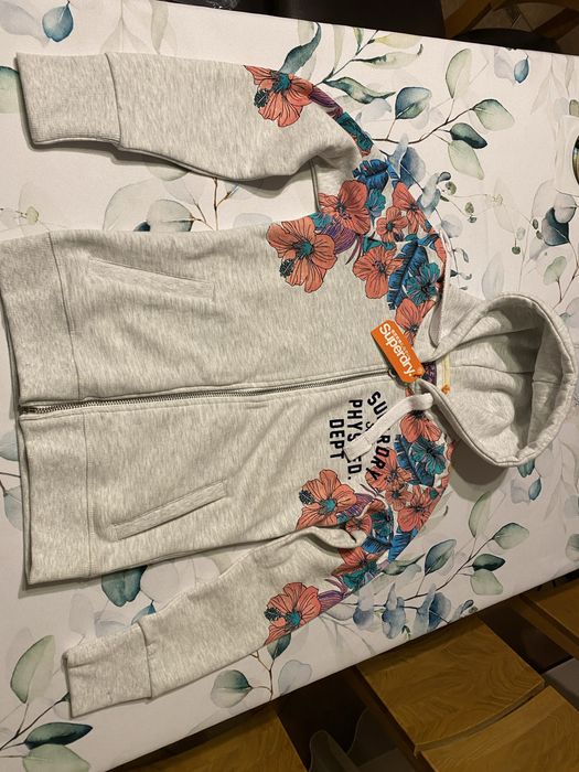 Bluza z kapturem Superdry Tropical Floral rozmiar S 38 nowa