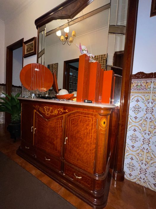 Calçadeira com espelho - móvel de entrada