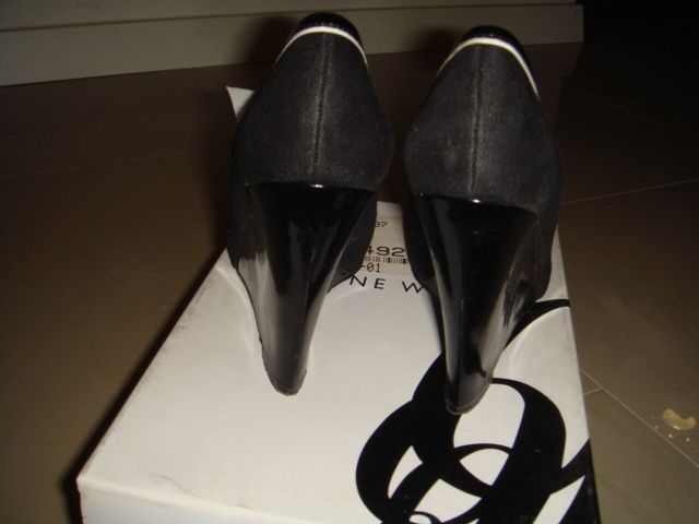 buty Nine West na koturnie granatowe rozm. 36