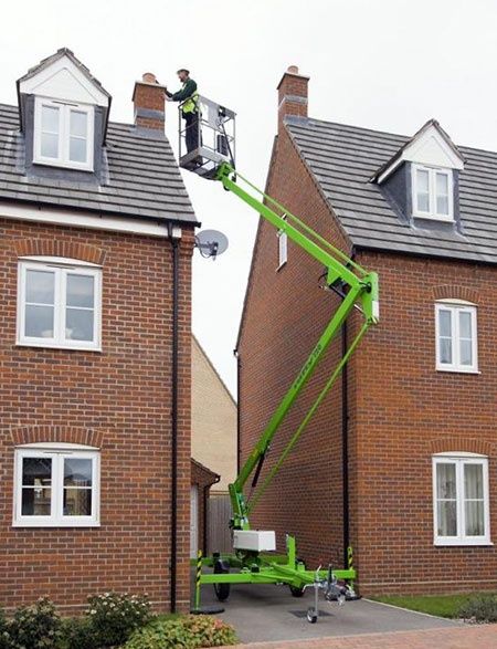 Wynajem podnośnik koszowy zwyżka  na przyczepie