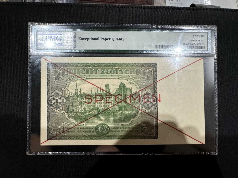 500 złotych 1946 - SPECIMEN - A