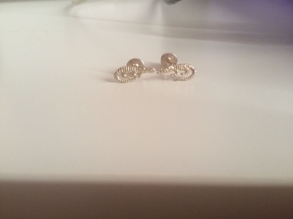 Kolczyki lacoste srebrne 925