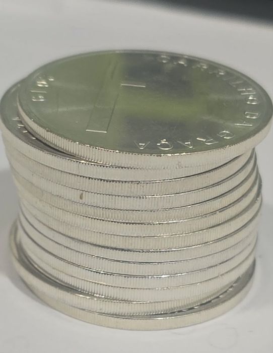 Moedas 7,5€ prata