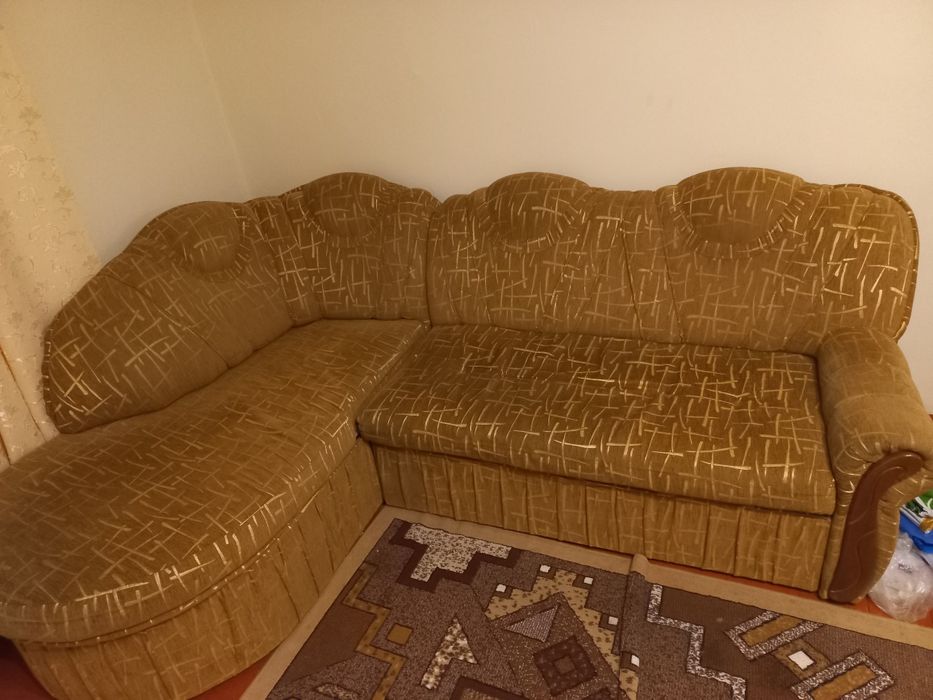 Мягкий розкладний куток