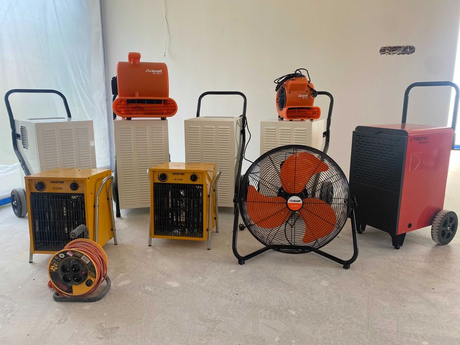 Wynajem osuszaczy, osuszacz powietrza, bezgotówkowe usuwanie szkód.
