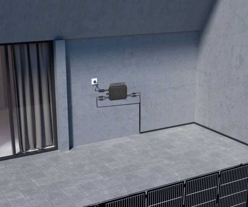 MARSTEK 800, микроинвертор. Балконна станція.