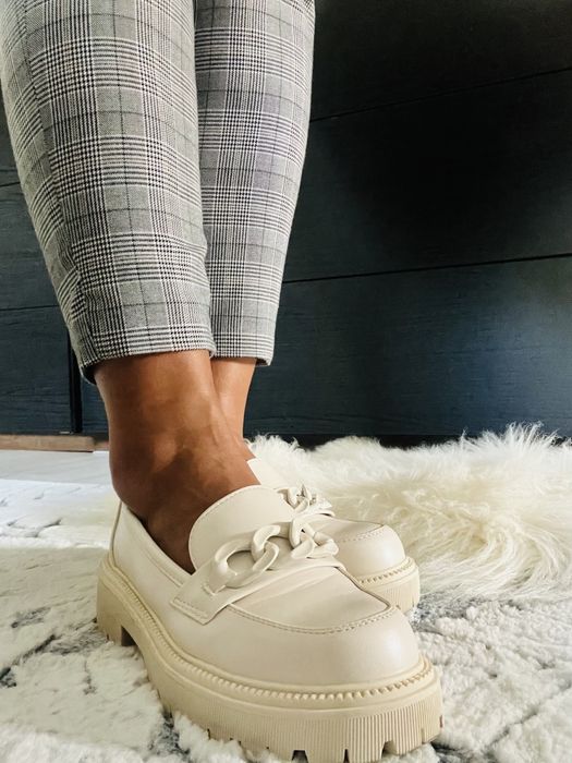 Mokasyny z ozdobną klamrą * seastar * Rozmiar 37