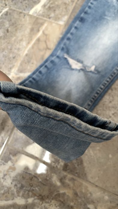 Jeansy damskie Prada Milano 27 niebieskie cudo