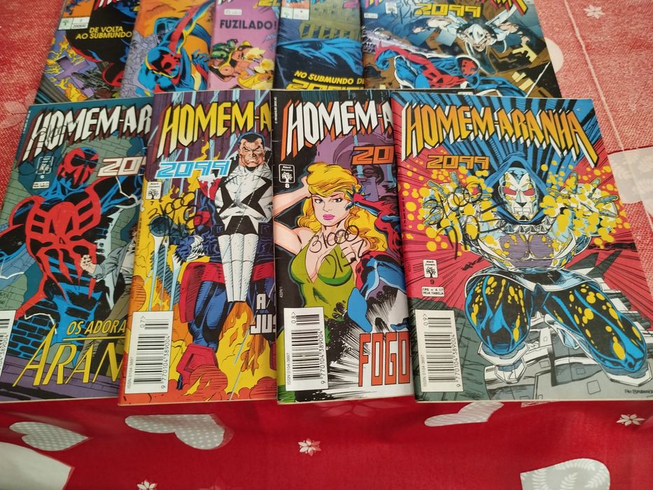 Lote BD Homem-Aranha 2099 + X-Men 2099 (Marvel Brasil / Portugal) – 10 Livros