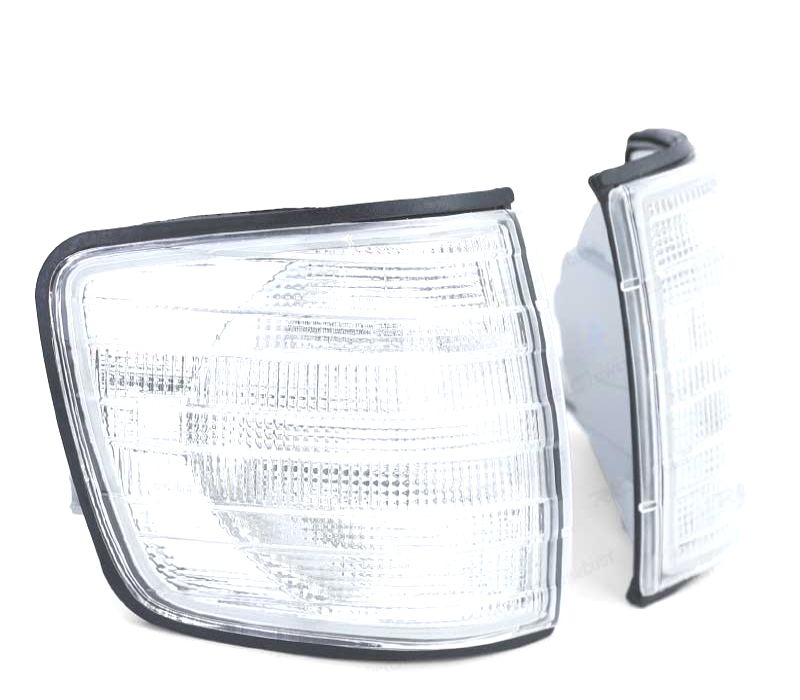 PISCAS FRONTAIS BRANCOS MERCEDES W126 COUPÉ