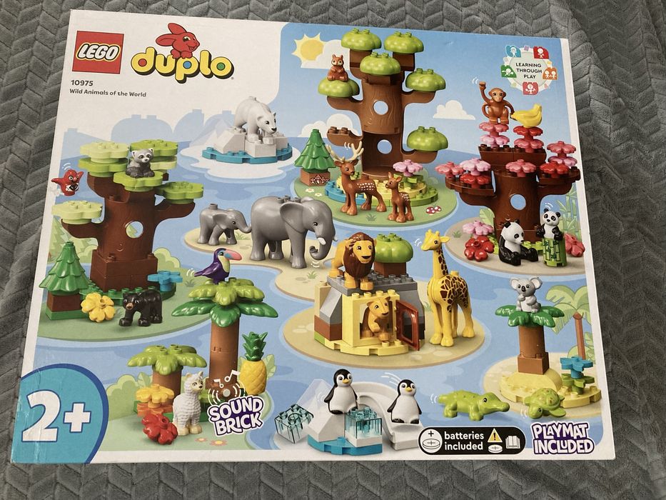 Lego Duplo 10975 dzikie zwierzęta świata Giga zestaw!