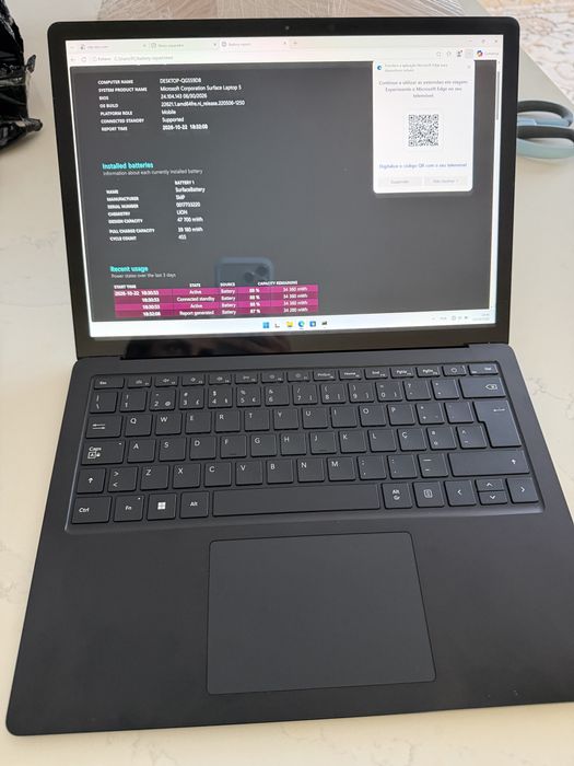 Microsoft surface laptop 4 (13.5” | Intel i5 | 8GB RAM| 512 GB SSD)