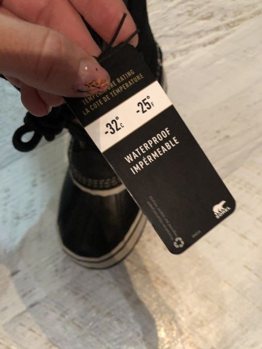 Новые! Сапоги кожаные Sorel Joan of Arctic (Канада)! Оригинал!р.37/24