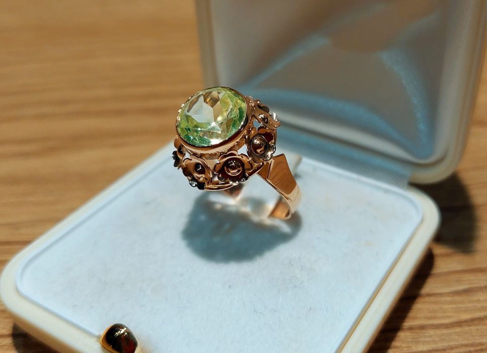 Pierścionek złoty 14 k  585 roz 15