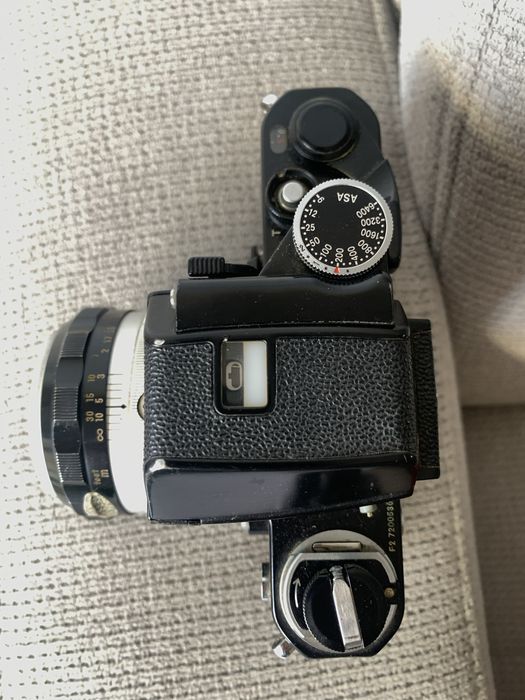 Nikon F2 Photomic + Lente 50mm f/1.4+estojo em pele+adaptador macro