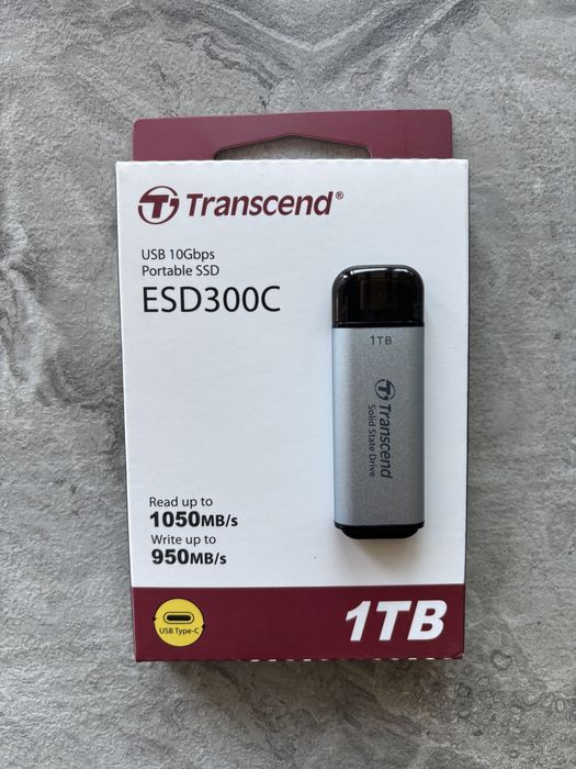 Зовнішній SSD USB Type-C 1 TB Transcend ESD300