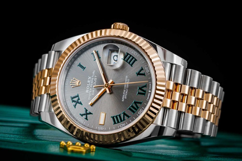 Zegarek Rolex Datejust 41 Wimbledon stal i Everose
