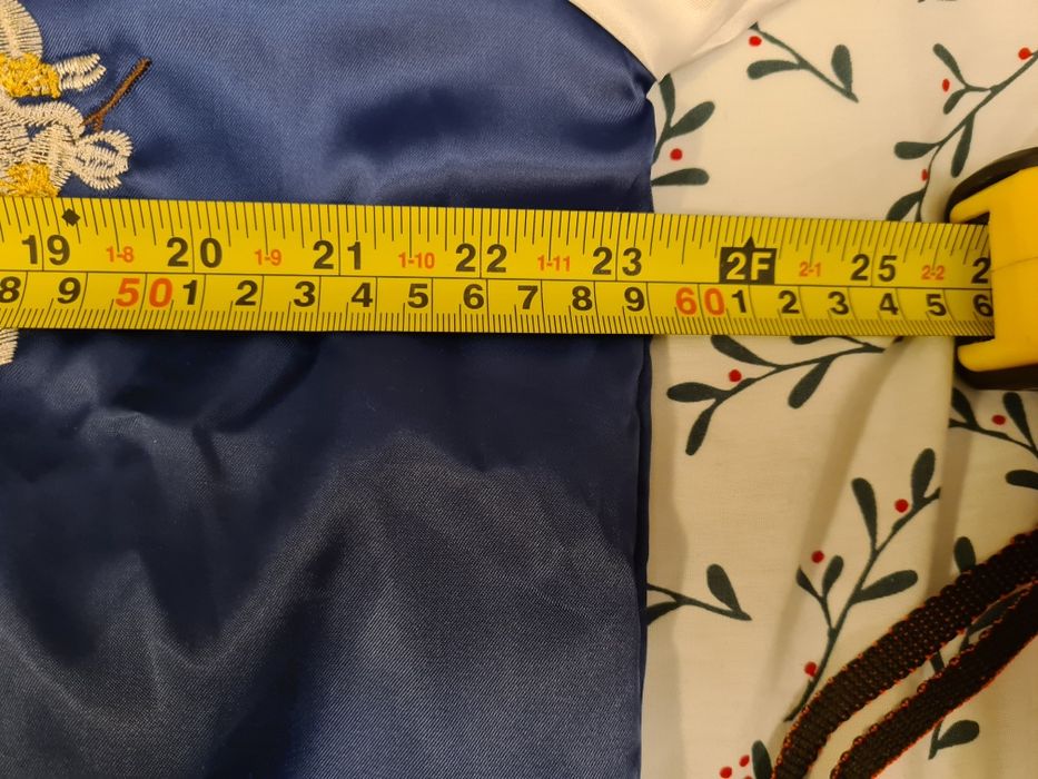 Kurtka bejsbolówka bez kaptura japoński styl haft - rękodzieło