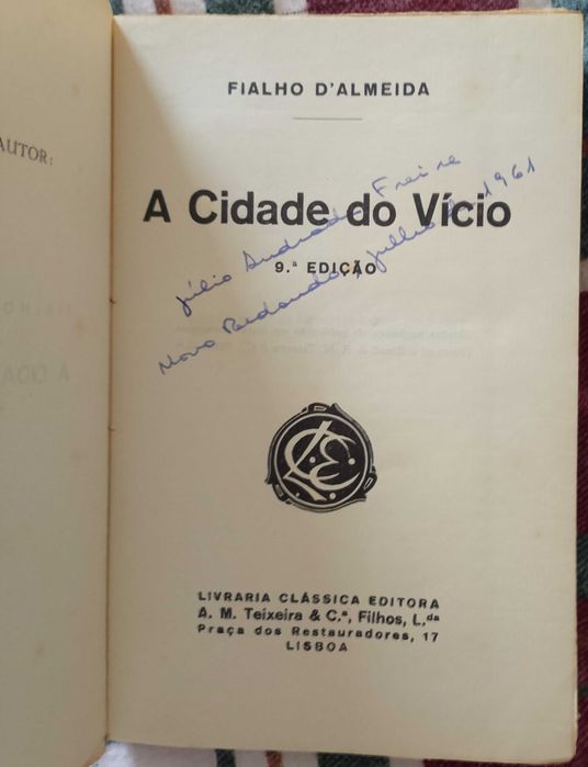 A cidade do vício, Fialho D'Almeida