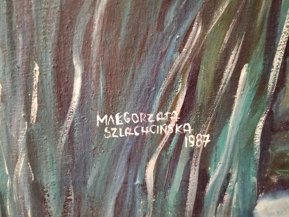 Płótno duży Obraz 1987 rok