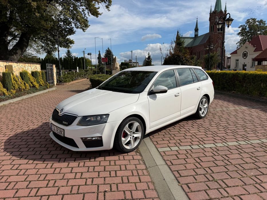 Skoda Octavia RS 2.0 diesel 184KM tylko 170.000km biały kombi