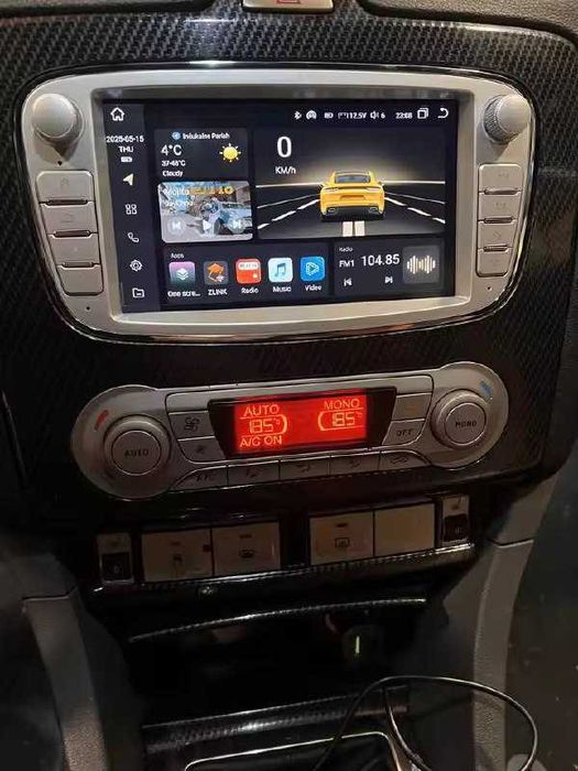 Nowe RADIO ANDROID FORD Focus 2 S-Max Mondeo C-Max Kuga Galaxy 2+64GB