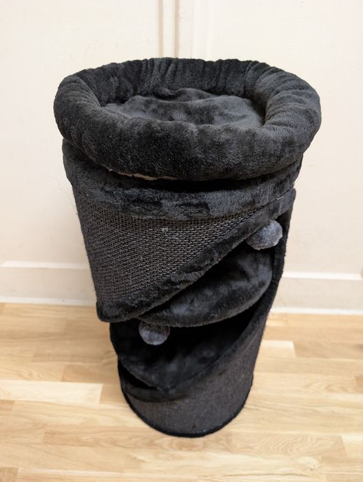 Diogenes Diagonal Basic Drapak Wieża dla Kota 36x75cm Czarna