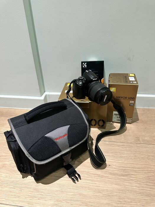 Aparat fotograficzny Nikon D5000 + obiektyw,etui,filtr