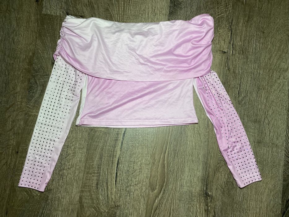 Топ зі стразами з довгим рукавом S від Shein