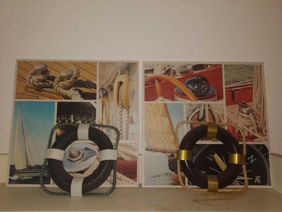 Decoração quarto de rapaz com almofadas, quadros, molduras, posters