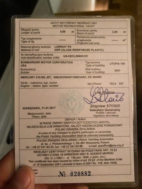 Sprzedam Motorówkę strumieniową seedoo