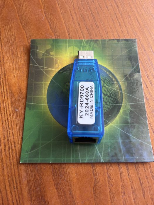 Мережевий алаптер через USB 2.0 до RJ-45