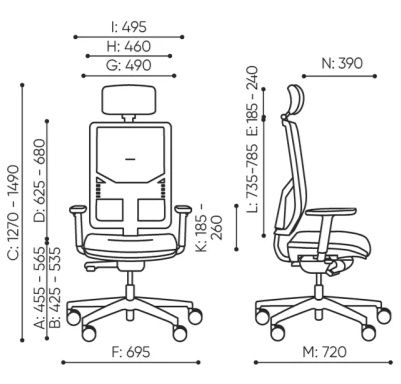 Fotel biurowy Bejot eleven 103, używany stan praktycznie idealny