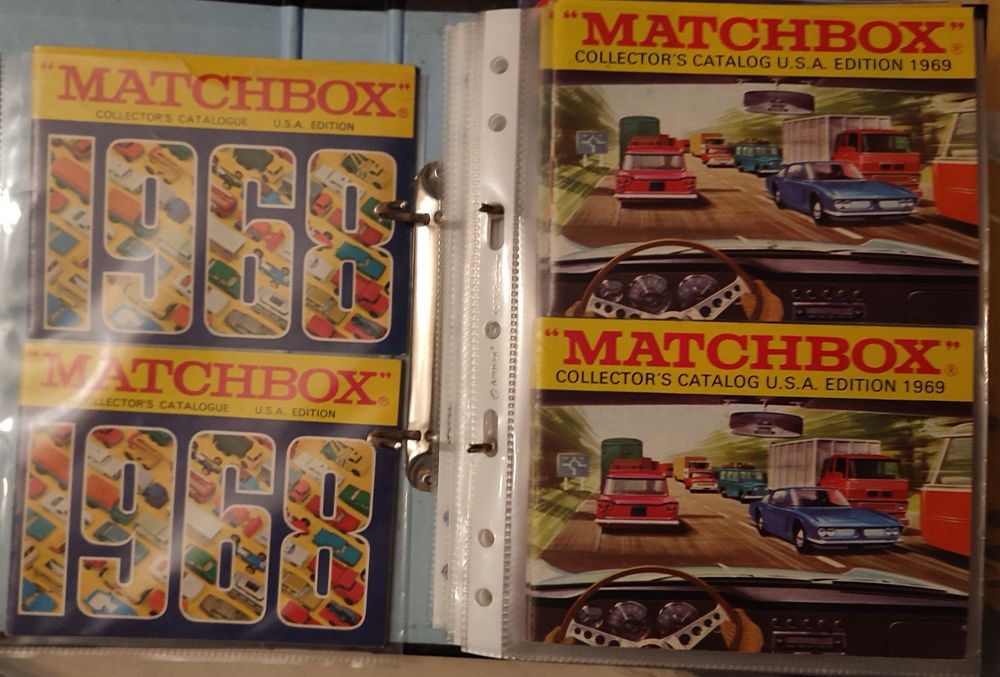 Matchbox catálogos de 1970 a 1989