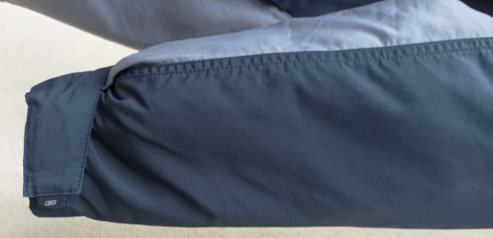 Szara kurtka ocieplana vintage Reebok