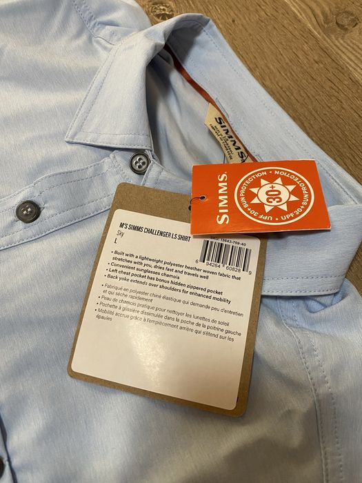 Літня сорочка Simms Challenger, UPF30, розмір L