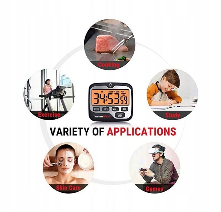 Cyfrowy minutnik kuchennyThermoPro TM-01