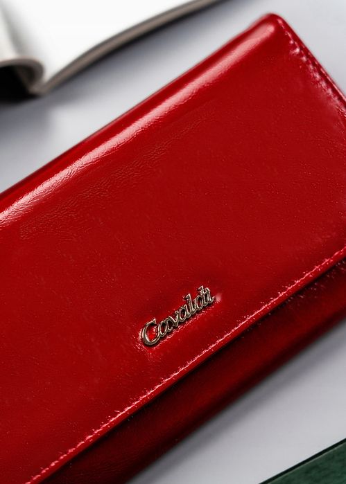 duży portfel damski ze skóry ekologicznej - 4u cavaldi