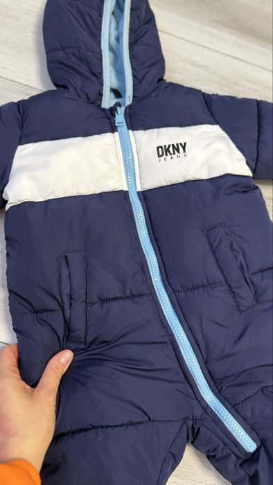 Комбінезон дитячий DKNY 12 міс демісезонний на флісі весна осінь