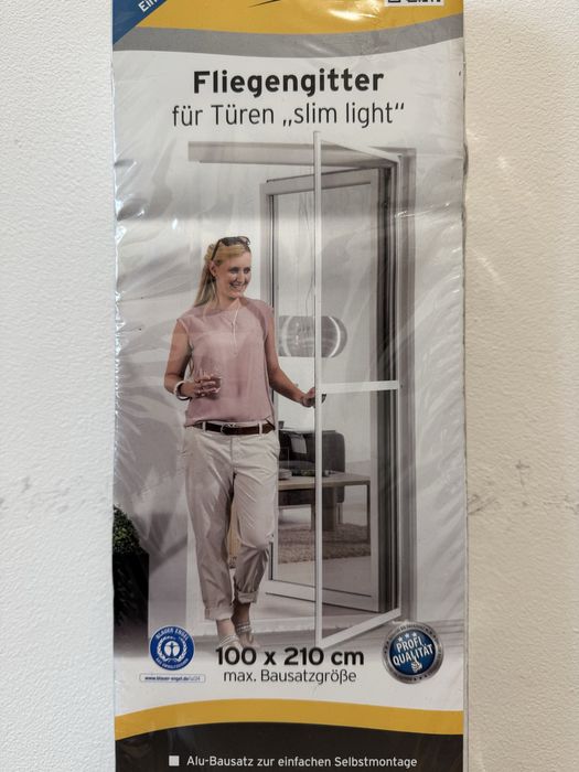 Moskitiera 100x210 ANTRACYT drzwi balkonowe