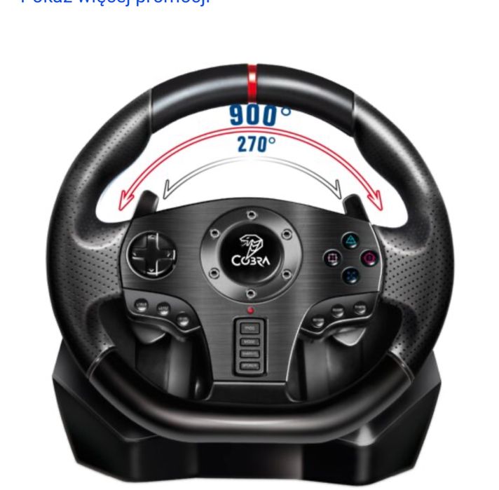 Продаю руль ігровий Cobra Rally gt 900