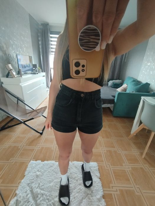Szorty z wysokim stanem Zara